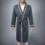 Men’s Warm Cotton Kimono Bathrobe – Winter