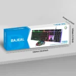 RGB Backlit Wired Keyboard Mouse 104 Key Set 6 | PricZone