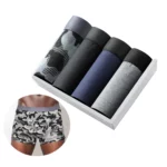 Luxury Cotton Mens Boxer Set 4pcs Pack | PricZone