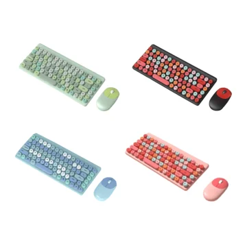 Colorful 86 Key Wireless Keyboard  Mouse 2 | PricZone