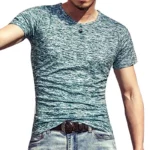 Casual Short Sleeve V Neck Slim Tees Shirt Summer 4 | PricZone