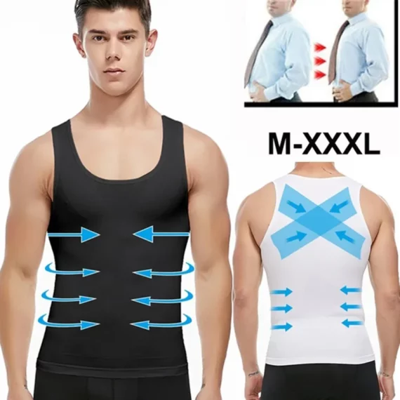 Slimming Body Shaper Abdomen Compression Undershirts | PricZone