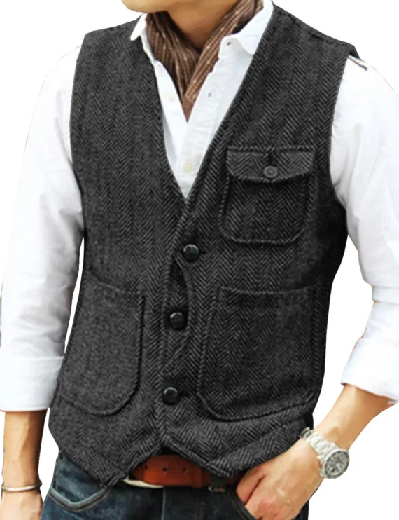 Mens Slim Woolen Vest for Formal Occasions 6 | PricZone