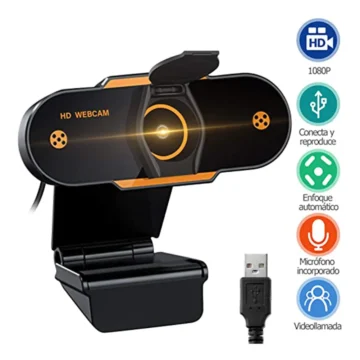 HD 1080P Auto Focus Webcam with Mic