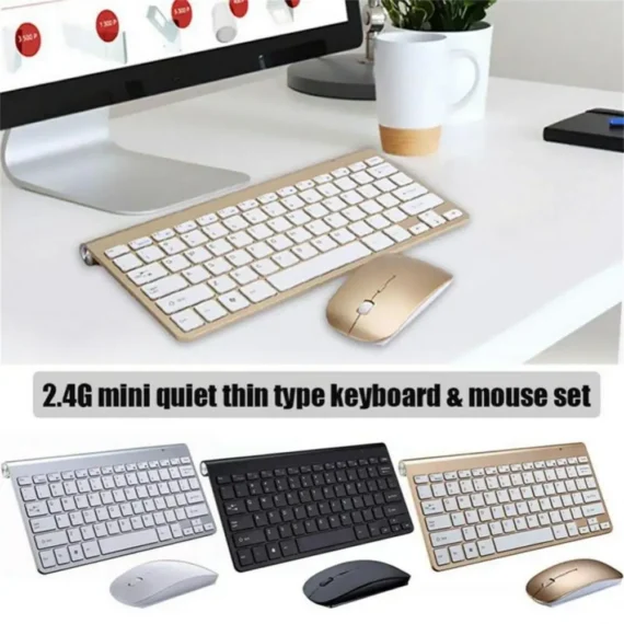 Multi Language Wireless Keyboard Mouse Set 1 | PricZone