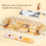 Cute Cat Bakery Desk Mat Wrist Rest 2