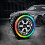 Car Wheel Mini Speaker LED 1200mAh Wireless 2 | PricZone