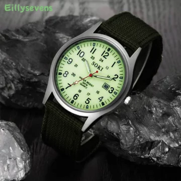 Luxury Military Sports Quartz Watch Waterproof Nylon | PricZone