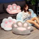 Cat Paw Plush Chair Cushion Cute Home Decor 3 | PricZone