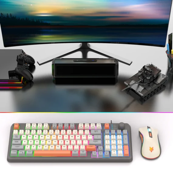 RGB Backlit 94 Key Gaming Keyboard Mouse Set 4 | PricZone