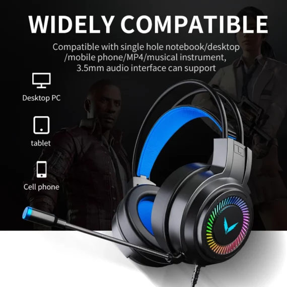 G60 Foldable 71 Gaming Headset with LED Mic for PC 4 | PricZone