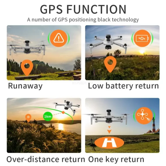 KF102 Max 4K GPS Drone 2 Axis Gimbal 5G FPV 4 | PricZone