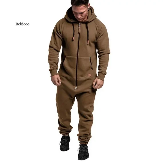 Hooded Mens Winter Onesie Pajamas 3 | PricZone