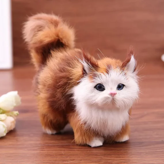 Adorable Plush Cat Toy Realistic Kitten for Kids 2 | PricZone