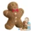 Cute Gingerbread Man Plush Pillow for Christmas