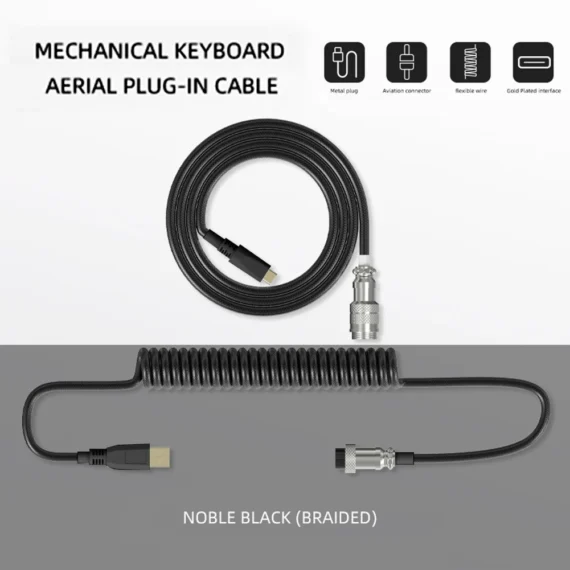 Type C Aviator Coil Cable for Mechanical Keyboard 5 | PricZone