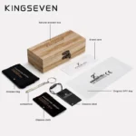 2023 KINGSEVEN Polarized Wooden Sunglasses UV400 5 | PricZone