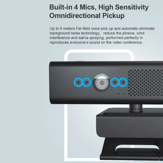 4K HiFi USB Webcam with Speaker Mic 3 | PricZone