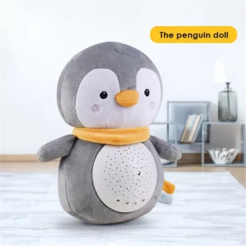 Baby Star Projector Plush Toy with Music Light