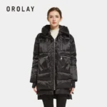 Orolay Hooded Down Jacket Womens Thermal | PricZone