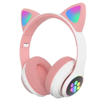 Cute Cat Ear LED Bluetooth Headset for Kids | PricZone