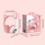 Cute Cat Ear LED Bluetooth Headset for Kids 6 | PricZone