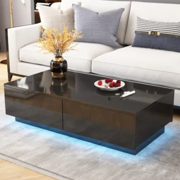 RGB LED Tea Table Home Office Coffee End Table | PricZone