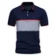 Summer Stripe Polo-Shirt: Slim Fit High-Quality Cotton