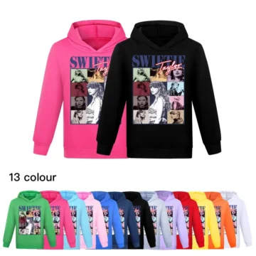 Taylor Swift Era 2023 Kids Cartoon Hoodie | PricZone