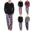 Men’s Casual Plaid Pajama Set & Shirt