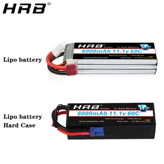 6000mAh HRB Lipo Battery 2 6S 50C for RC Models 3 | PricZone