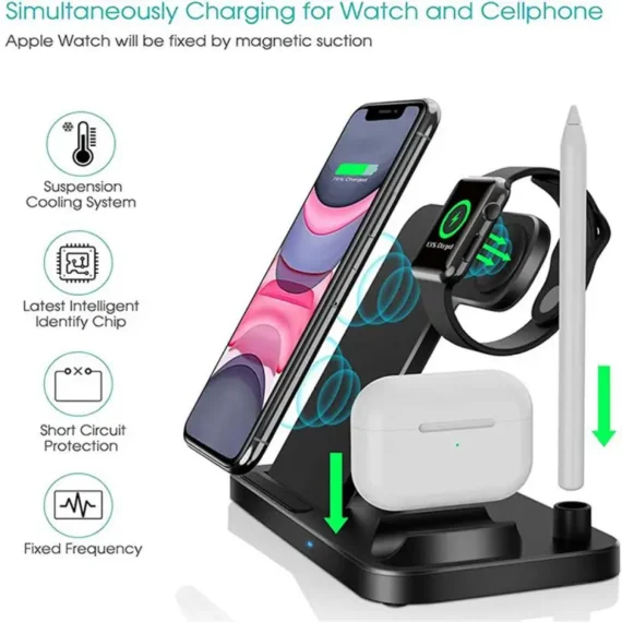 3 in 1 Foldable Charger Phone Stand 3 | PricZone