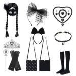 Kids Wednesday Addams Cosplay Set | PricZone