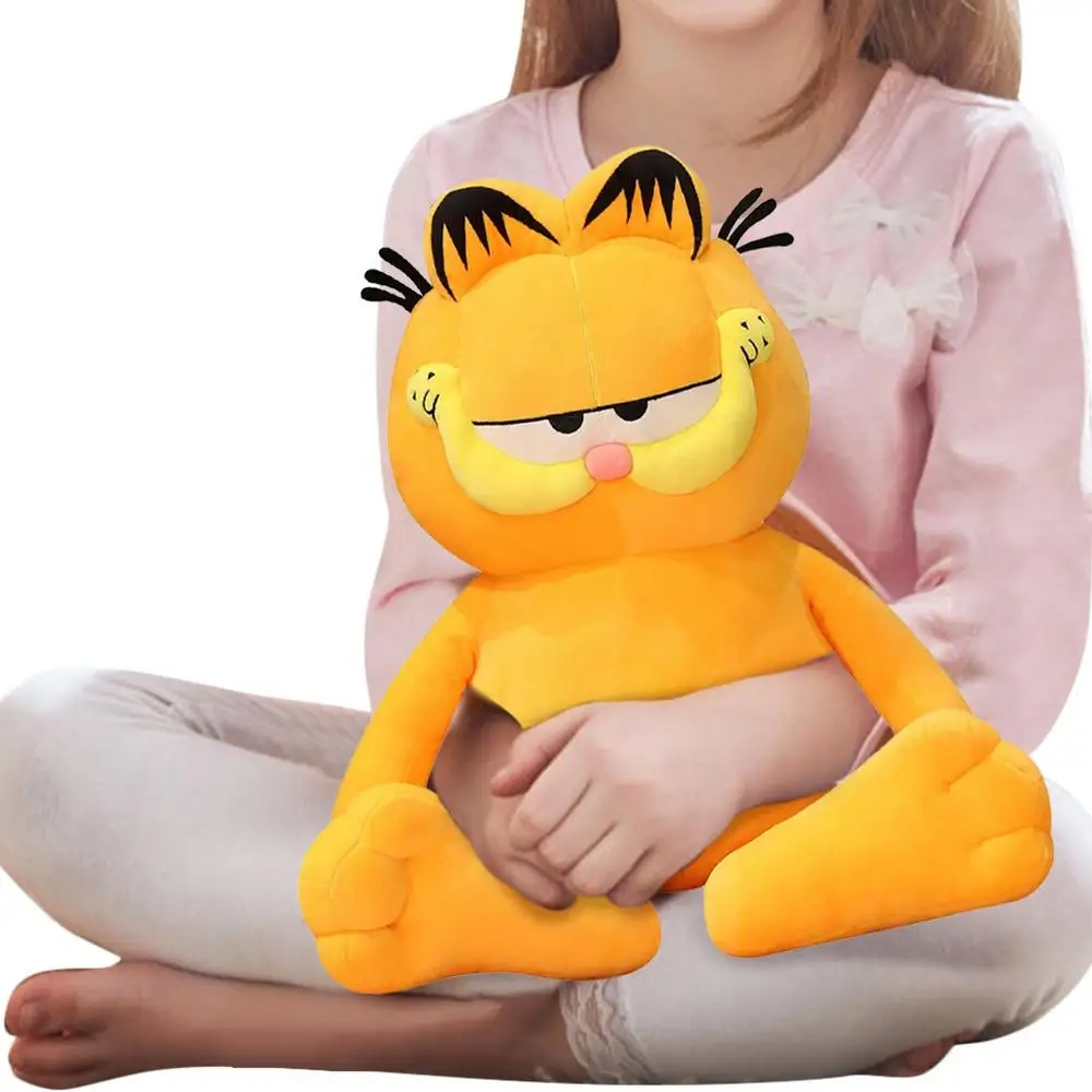 Fluffy Stuffed Cute Orange Cat Plush