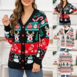 Festive Knit Cardigan for Women Xmas Style 3 | PricZone