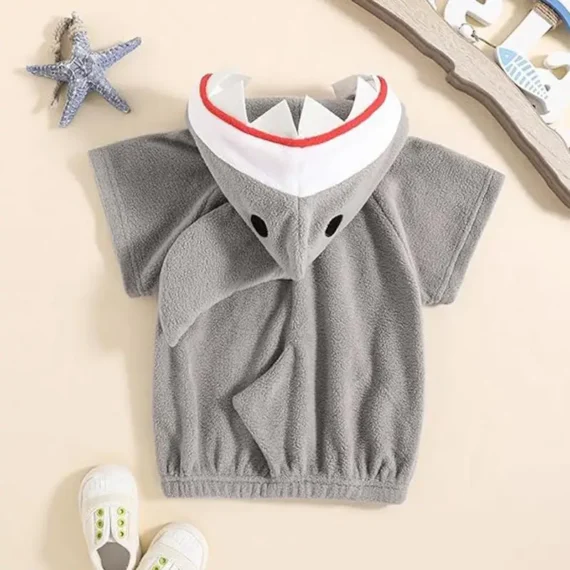 Kids Shark Hoodie Costume Unisex Cosplay 4 | PricZone