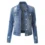 Slim Korean Denim Jacket for Women