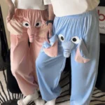 Funny Elephant Couple Sleep Shorts 4 | PricZone