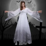 Ghost Bride Costume Scary Lace Gown 6 | PricZone