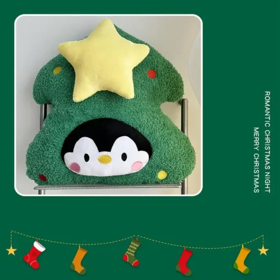 Star Topped Plush Christmas Tree Pillow 3 | PricZone