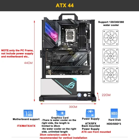 Aluminum EATX DIY PC Case for Gamers 2 | PricZone