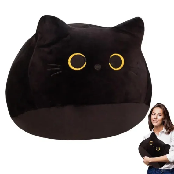 Cozy Black Cat and Other Plush Pillows for Decor | PricZone