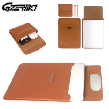 PU Leather Laptop Sleeve for MacBook More | PricZone