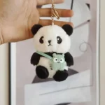 Cute Panda Keychain Plush Car Charm 5 | PricZone