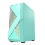 ATX Mid Tower Diamond Grid Gaming Case 5