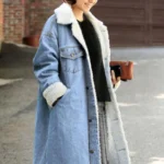 Winter Fleece Long Denim Coat for Women 4 | PricZone