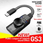 GS3 External USB 71 Sound Card for PC Laptop | PricZone