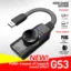 GS3 External USB 7.1 Sound Card for PC & Laptop