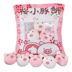 Soft Pig Plush Pillow with 8 Toys | PricZone