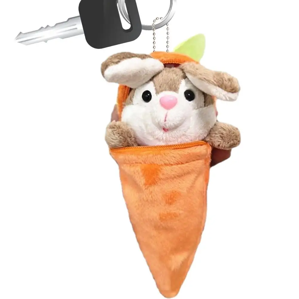 Bunny Plush Keychain - Easter Fun